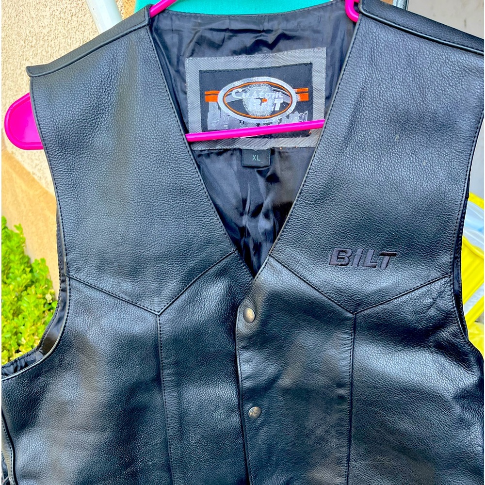 Men's Leather Vest